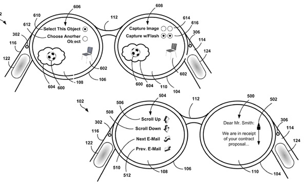 project glass trackpad patent Google Project Glass觸控板專利